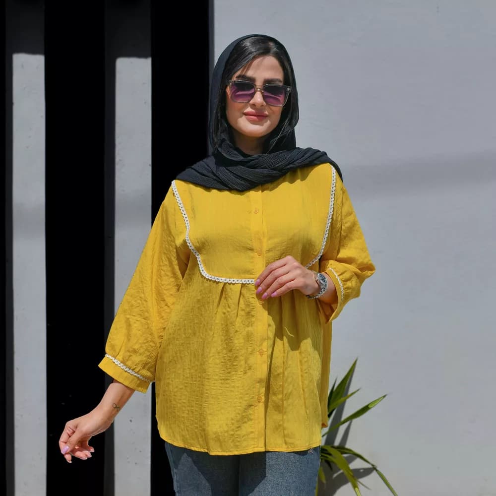 شومیز دخترانه کد 25437 — تصویر ۶