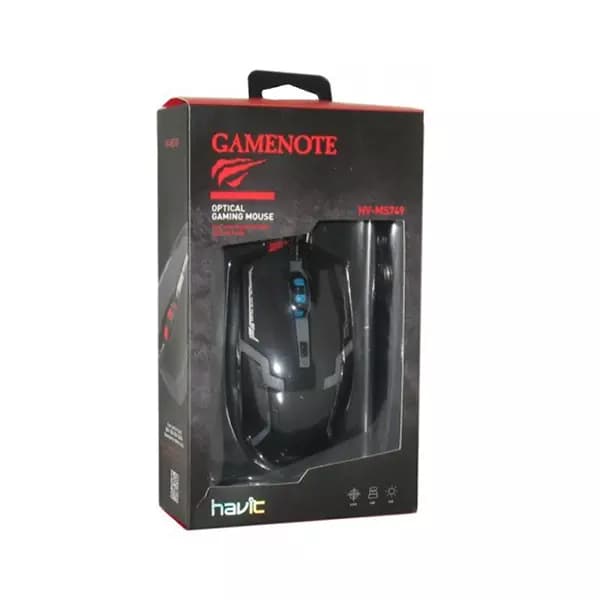 ماوس سیم دار گیمینگ هویت مدل HV MS 749 — تصویر ۶
