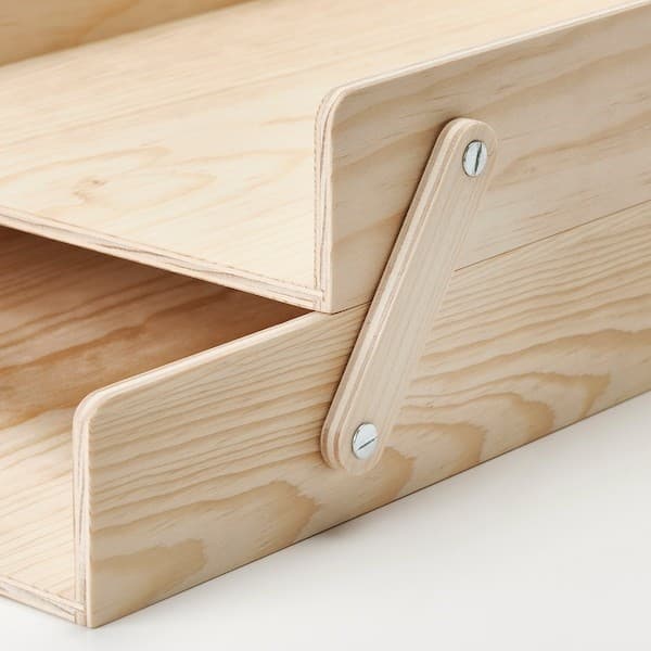 نظم دهنده میز آیکیا، مدل KLÄMMEMACKA، چوب، 26×12 سانتی متر — تصویر ۲