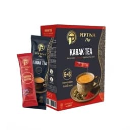 چای کرک با تاپینگ زعفران بدون شکر و شیرین شده با استویا پپتینا جعبه 6 عددی — تصویر ۲