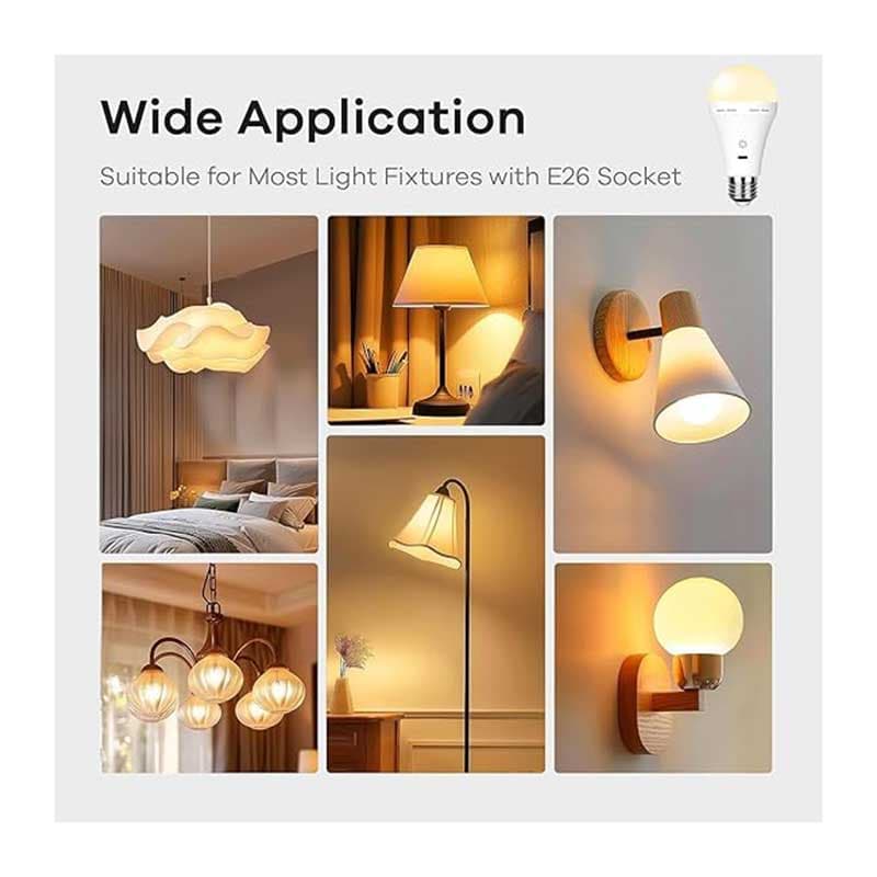 لامپ LED قابل شارژ بسته 2 عددی برند BOBOPAI — تصویر ۵
