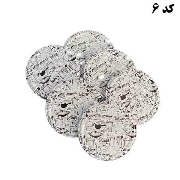 درب بانکه فلزی طرح دار 6 عددی مایا — تصویر ۵