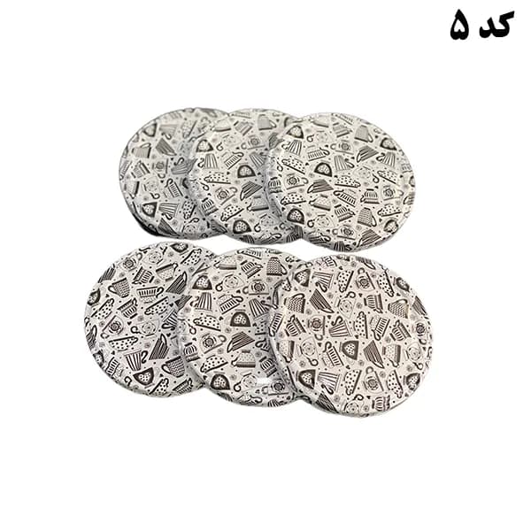 درب بانکه فلزی طرح دار 6 عددی مایا — تصویر ۴