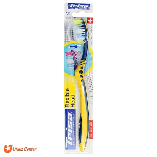 مسواک Trisa با برس متوسط مدل Flexible Head