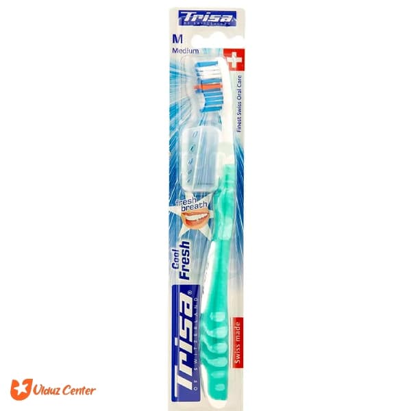 مسواک Trisa با برس متوسط مدل Cool Fresh