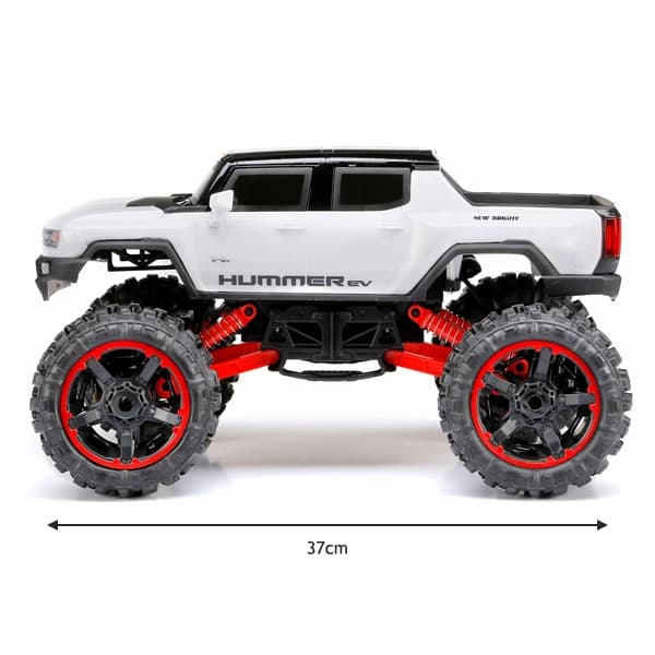 ماشین کنترلی New Bright مدل Hummer EV سفید — تصویر ۲