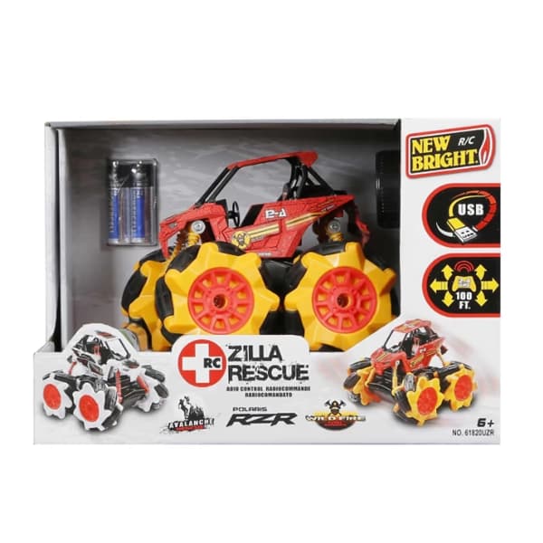 ماشین کنترلی New Bright مدل Zilla Rescue قرمز — تصویر ۳
