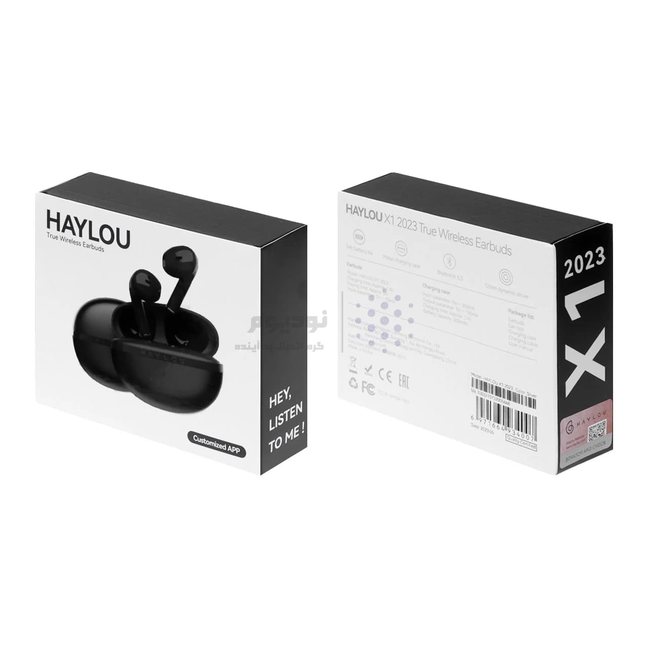 ایرفون بیسیم Haylou مدل X1 2023 – مشکی (گارانتی 18 ماهه شرکتی) — تصویر ۶