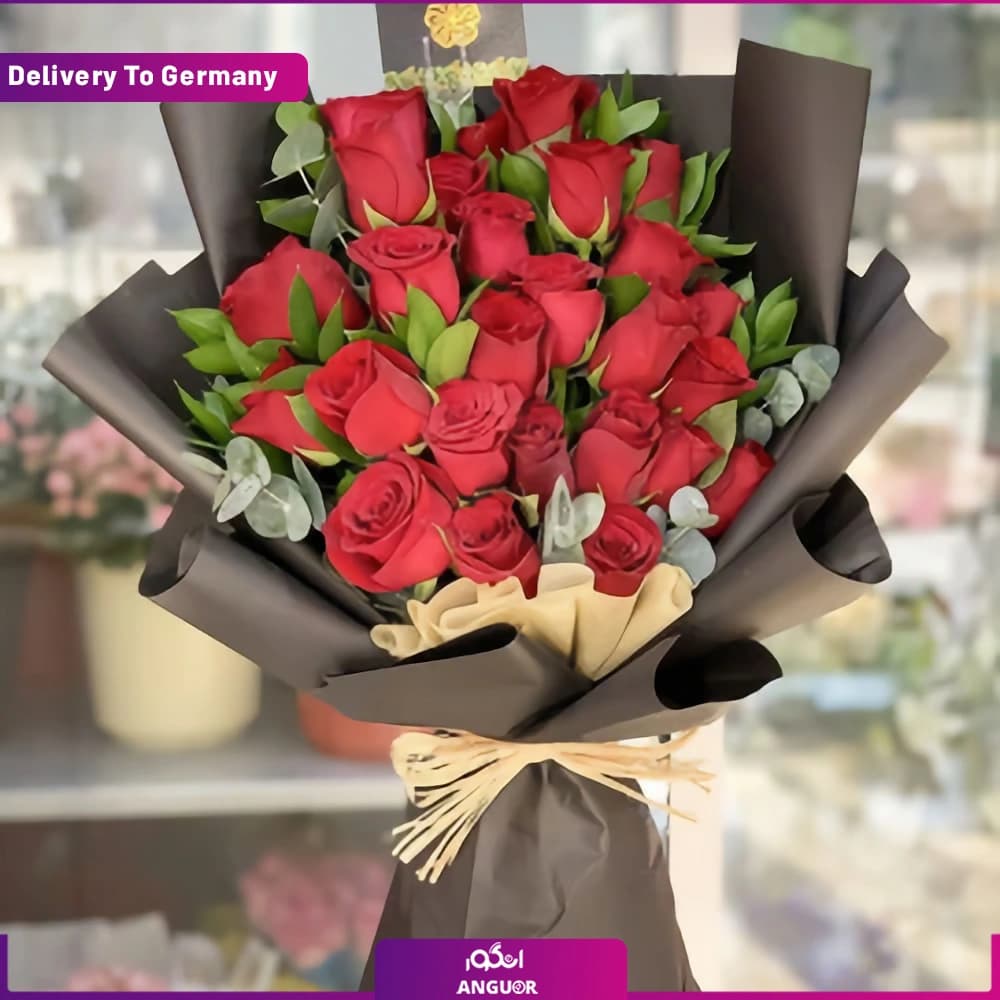 دسته گل ولنتاین زیبا (تحویل در آلمان)