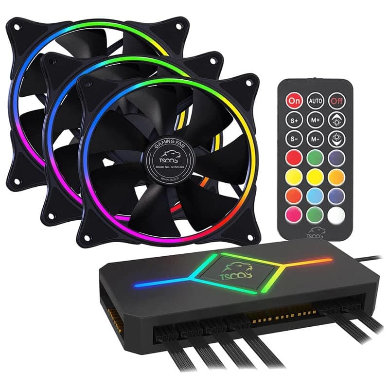فن کیس تسکو GFAN 330 ARGB سایز 120 میلی متری بسته 3 عددی — تصویر ۴