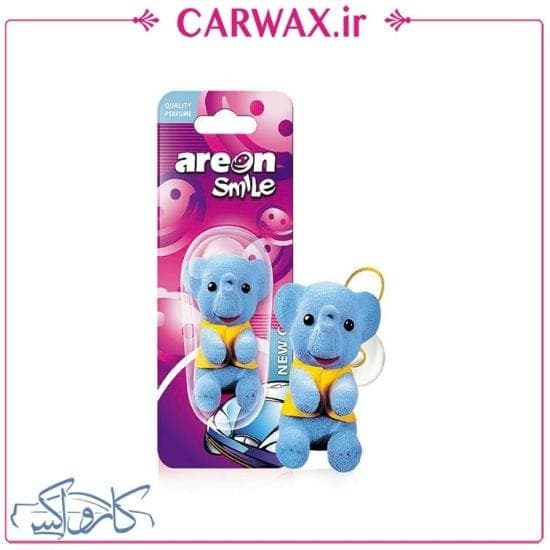خوشبو کننده خودرو عروسکی نیوکار آرئون اسمایل Areon Smile New Car