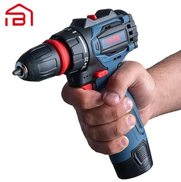 دریل شارژی براشلس دوکاره ایوک مدل K7222B — تصویر ۲