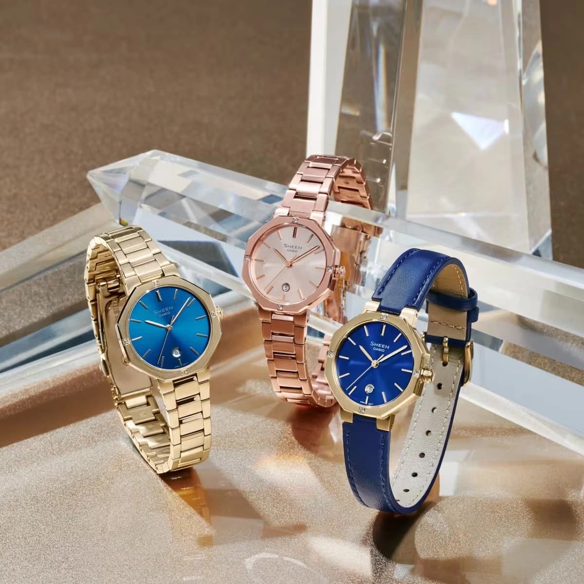 ساعت مچی زنانه کاسیو شین مدل Casio Sheen SHE-4543G-2AUDF — تصویر ۴