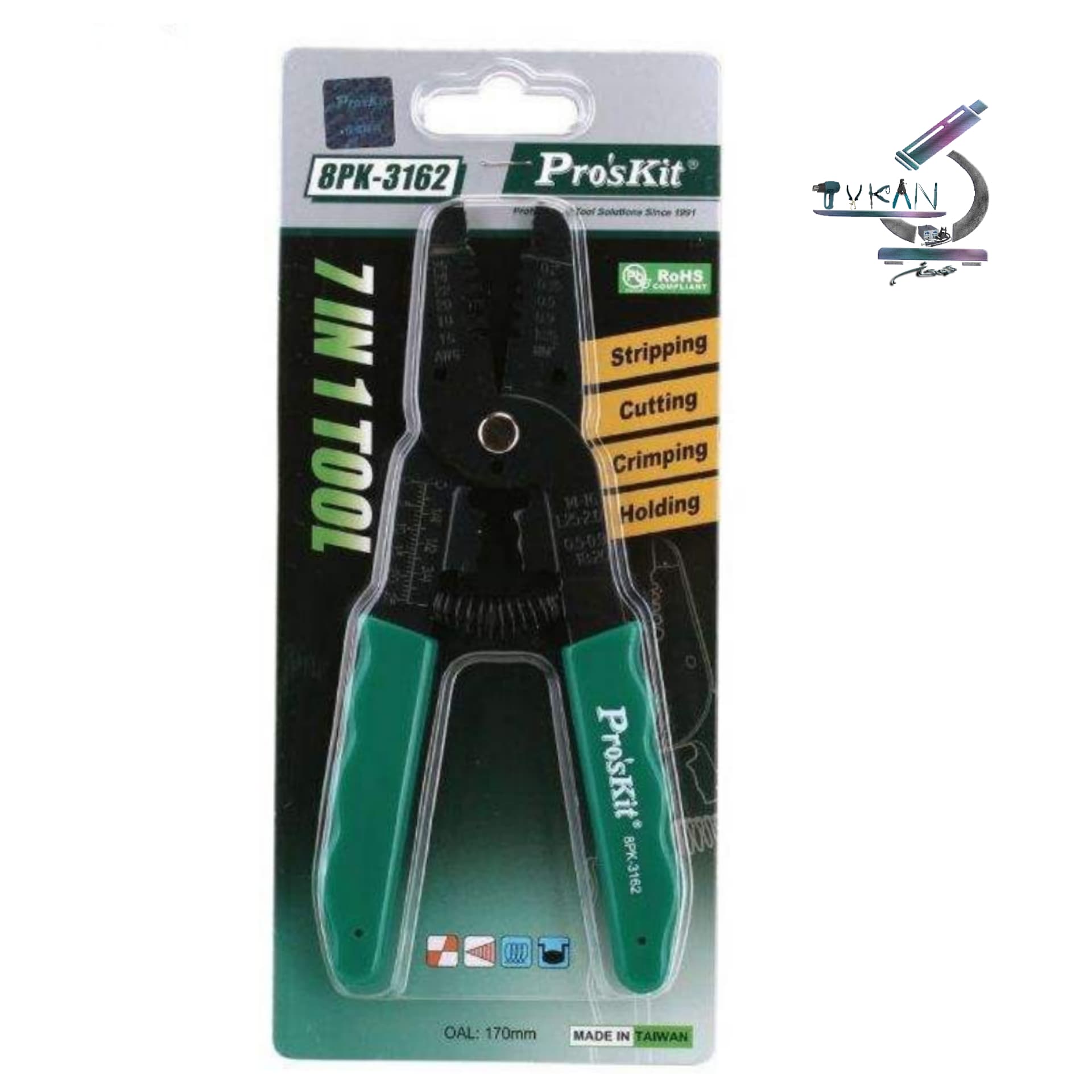 سیم لخت کن و پرس پروسکیت ProsKit 8PK-3162 — تصویر ۲