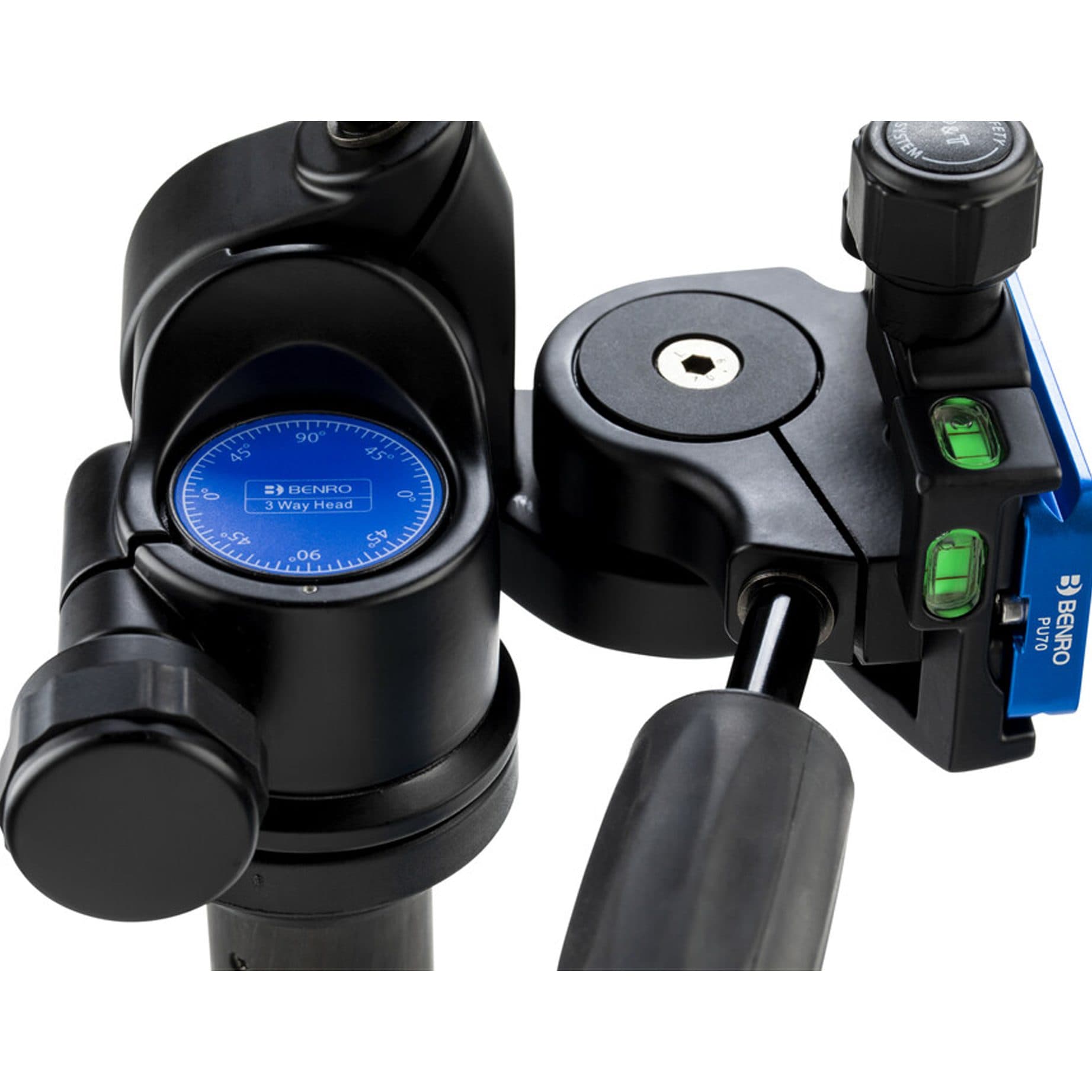 پن هد سه پایه دوربین بنرو Benro HD3A 3 way pan head — تصویر ۴