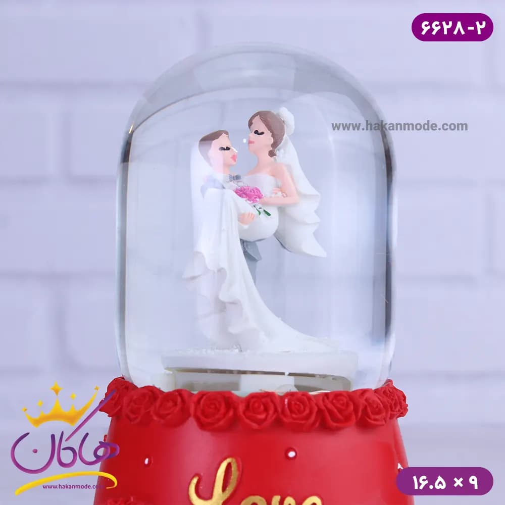 گوی موزیکال داماد و عروس 6628/2 — تصویر ۲