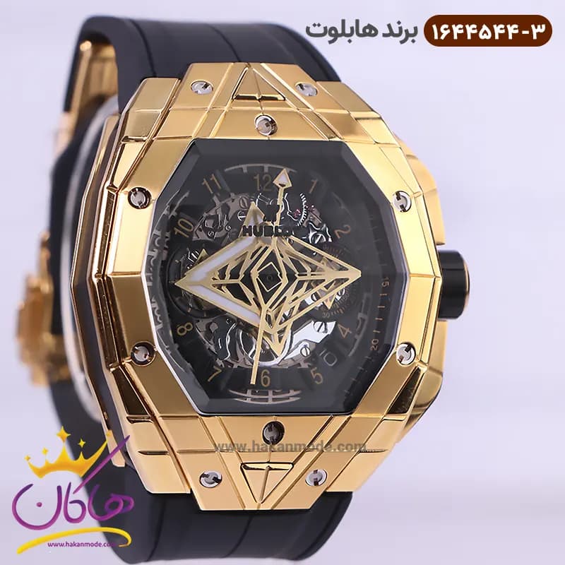 ساعت هابلوت مردانه بند رابر مدل فضایی 1644544/3 — تصویر ۲