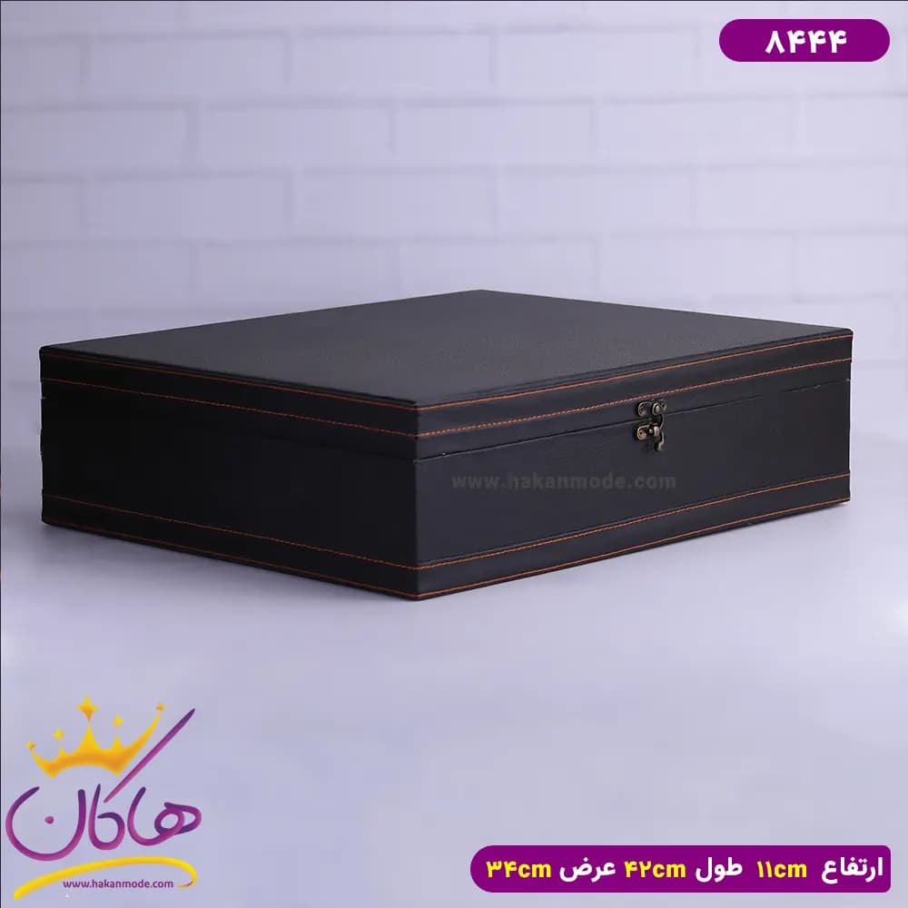 جعبه هدیه قفل دار چرمی 8444 — تصویر ۲