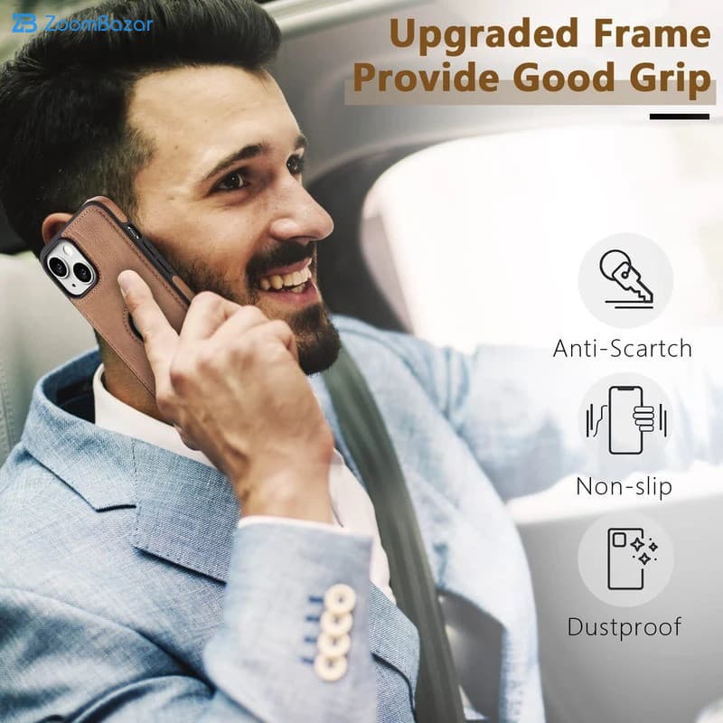 قاب اپیکوی مدل Luxury Leather مناسب برای گوشی موبایل اپل iPhone 15 Plus / 14 Plus — تصویر ۷