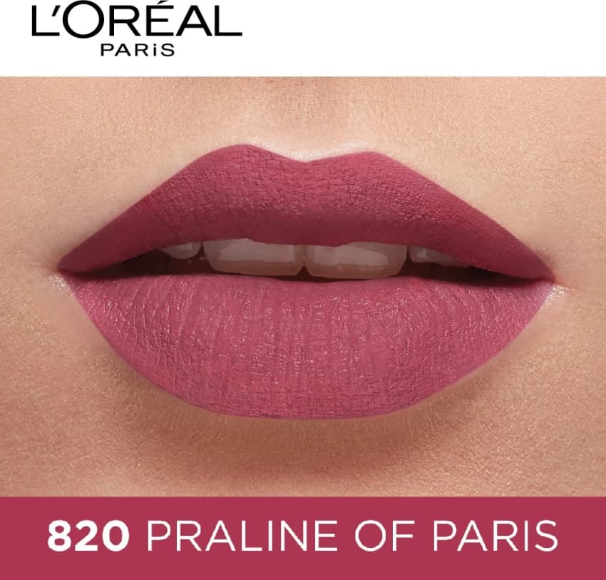 رژ لب مایع لورآل سری ULTRA MATTE شماره 820 — تصویر ۲