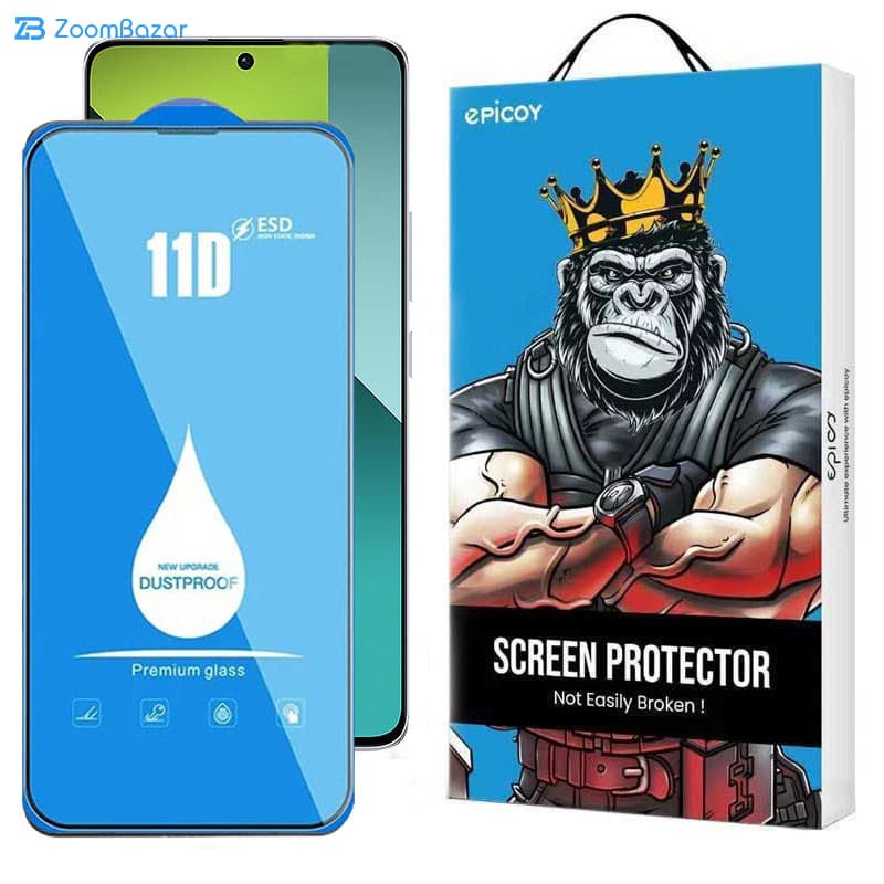 گلس 11D اپیکوی مدل Blue ESD مناسب برای گوشی موبایل شیائومی Redmi Note 13 Pro 4G/5G / Note 13 4G/5G / Note 13R Pro 5G — تصویر ۲