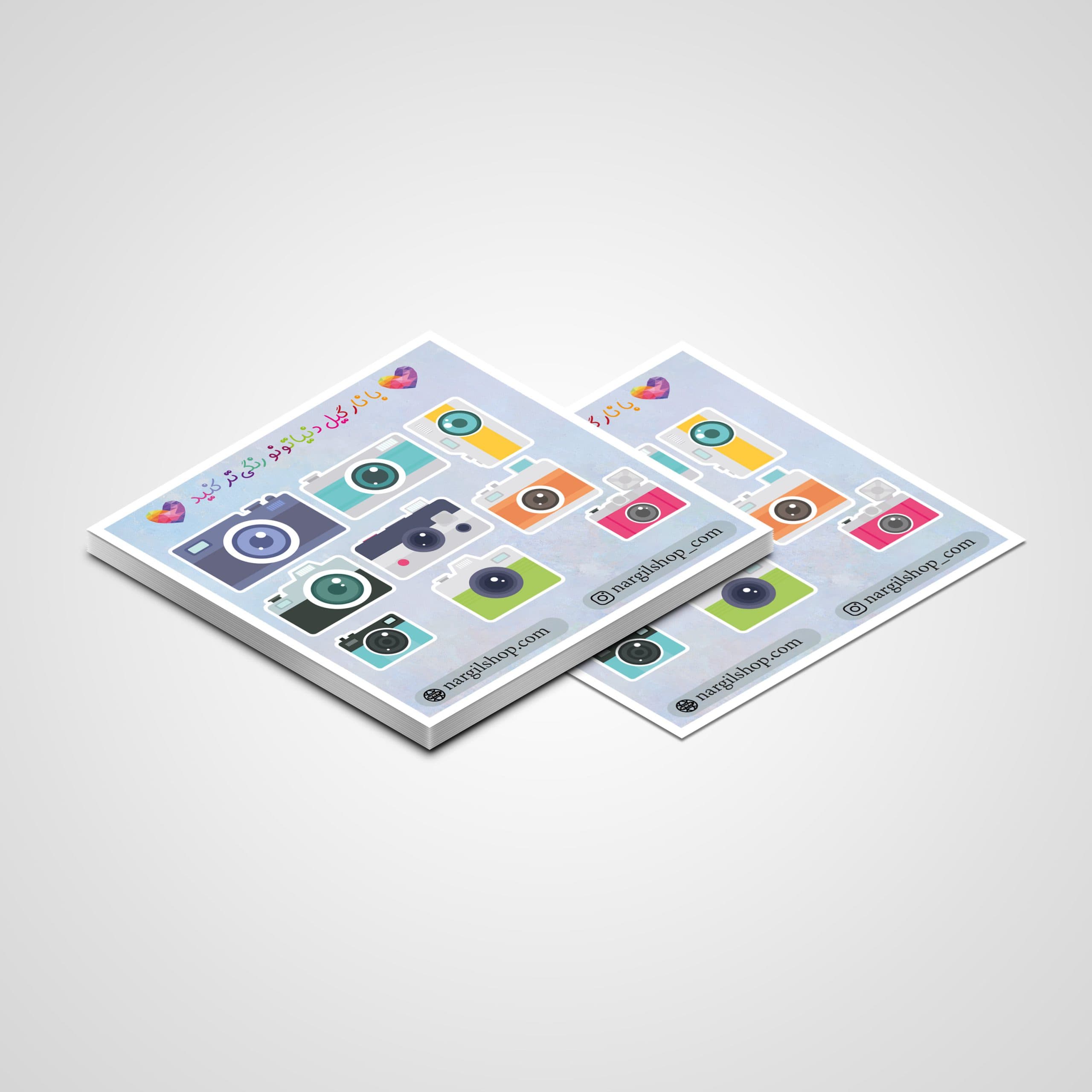 پک استیکر دوربین عکاسی 02 | Camera sticker pack 02 — تصویر ۲