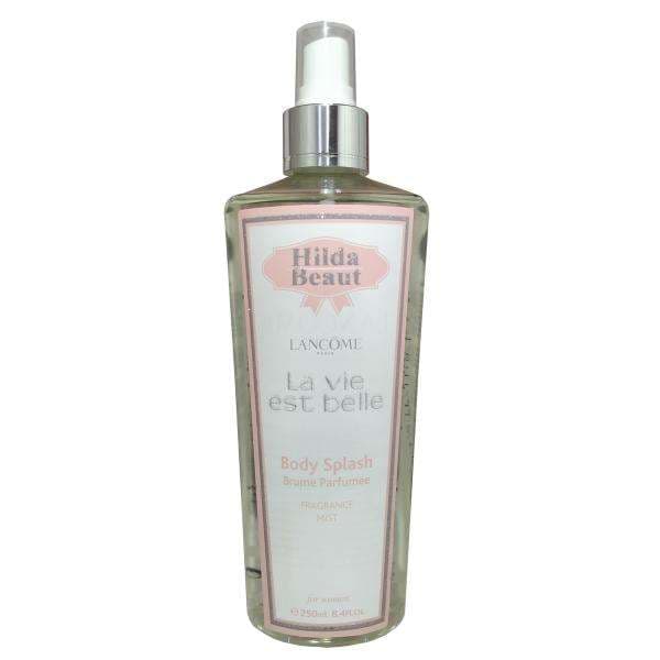 بادی اسپلش هیلدا بیوت مدل لانکوم لا ویه است بله HILDA BEAUT LA VIE EST BELLE LANCOME BODY SPLASH حجم ۲۵۰ میلی لیتر