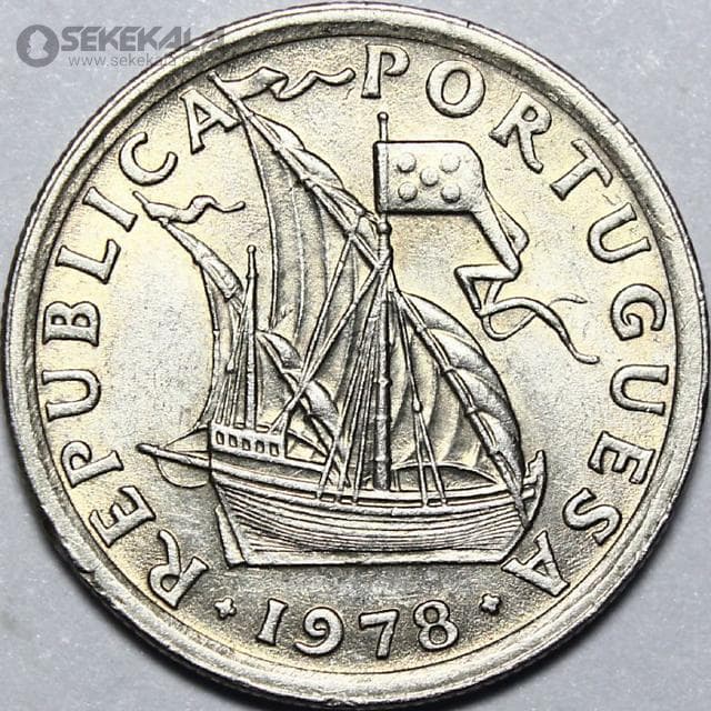 سکه 2.5 اسکودو پرتغال 1978 (UNC)