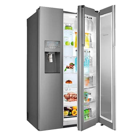 یخچال فریزر ساید بای ساید اسنوا S8-3320SS استیل — تصویر ۲