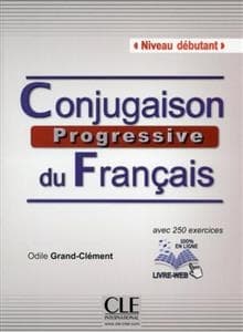 کتاب زبان فرانسه کونژوگزون رنگی Conjugaison progressive du francais – Niveau debutant