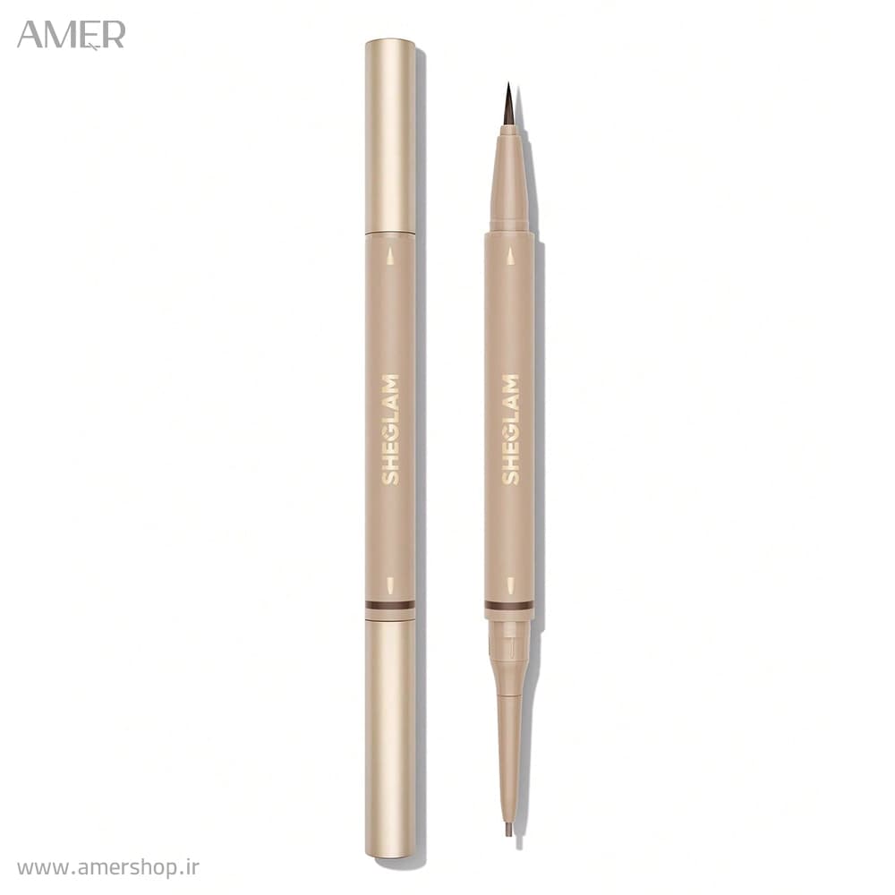 مداد ابرو دوطرفه شیگلم Brows On Demand 2-In-1 رنگ Espresso