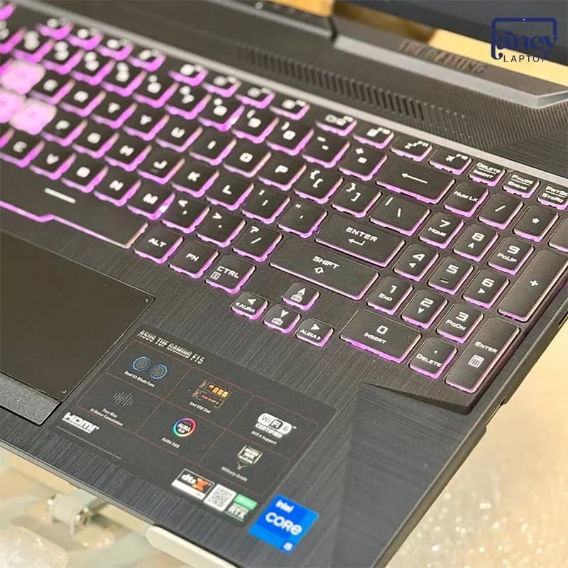 لپ تاپ استوک 15.6 اینچی ایسوس TUF Gaming F15 FX506HE Core i5-11400H 16GB DDR4 512GB SSD RTX 3050 Ti 4GB FHD IPS 144Hz — تصویر ۳