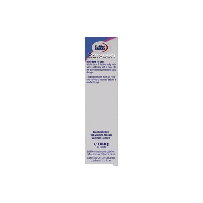 قرص استئوپلاس یوروویتال ۴۵ عددی EuRho Vital Osteo Plus 45 Tabs — تصویر ۳