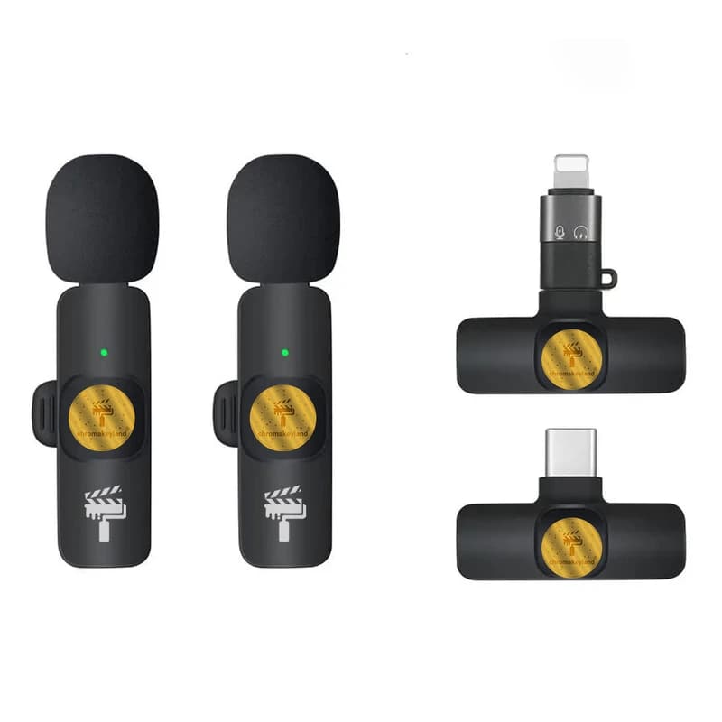 ست میکروفن بی سیم کروماکی لند مدل GO PLUS با درگاه اتصال Type C کد M13867