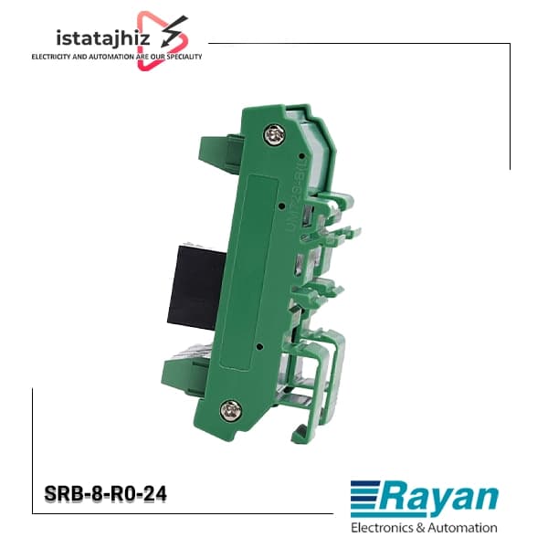 رله برد 8 تایی 24Vdc تککنتاکت 5 آمپر 24-SRB-8-R0 — تصویر ۳
