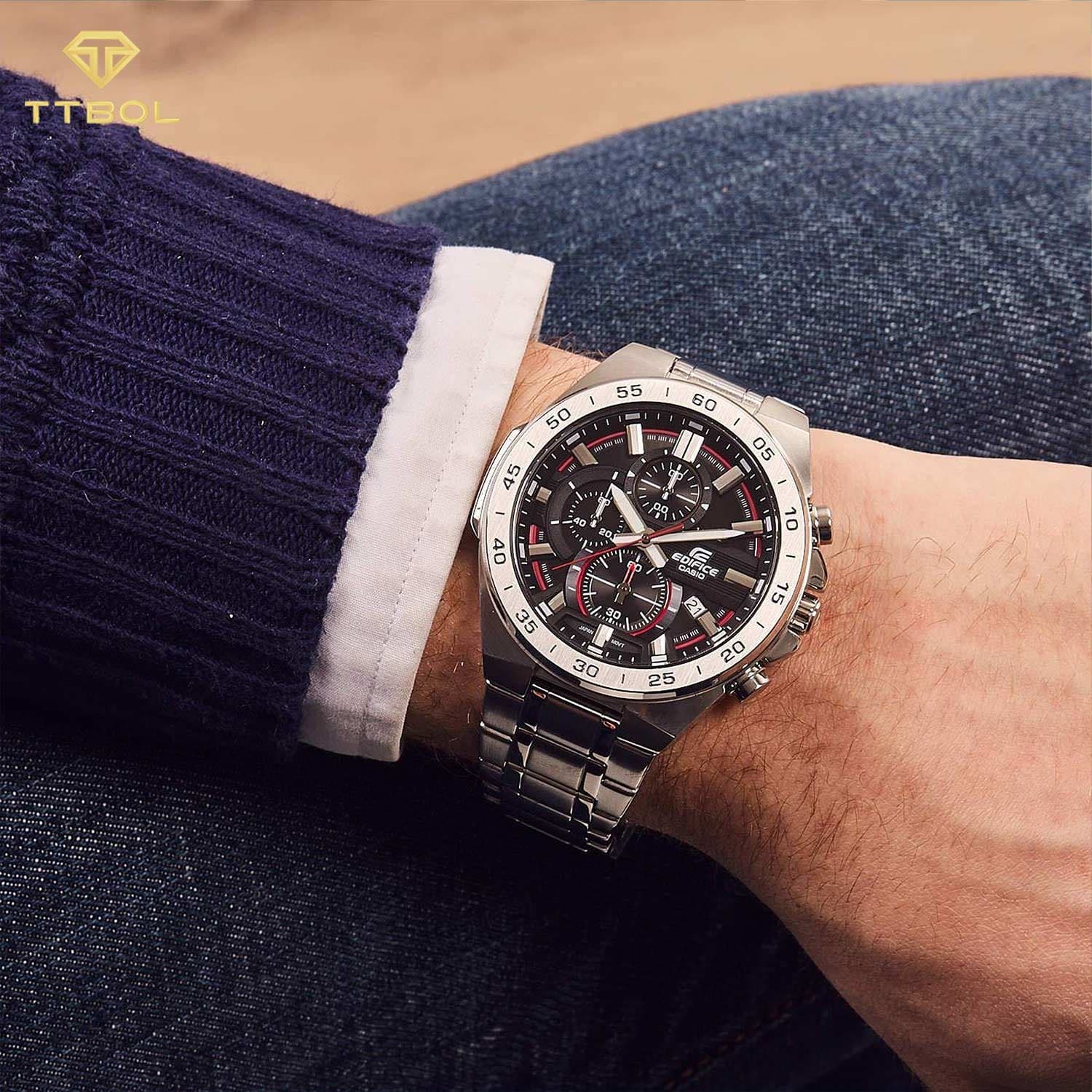 ساعت مچی مردانه کاسیو ادیفایس CASIO EDIFICE EFR-564D-1AV — تصویر ۲