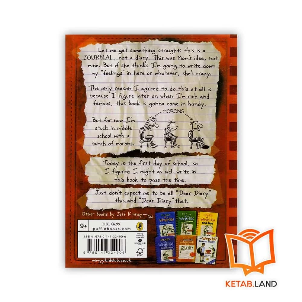 کتاب Diary of a Wimpy Kid 1 a Novel in Cartoons — تصویر ۲