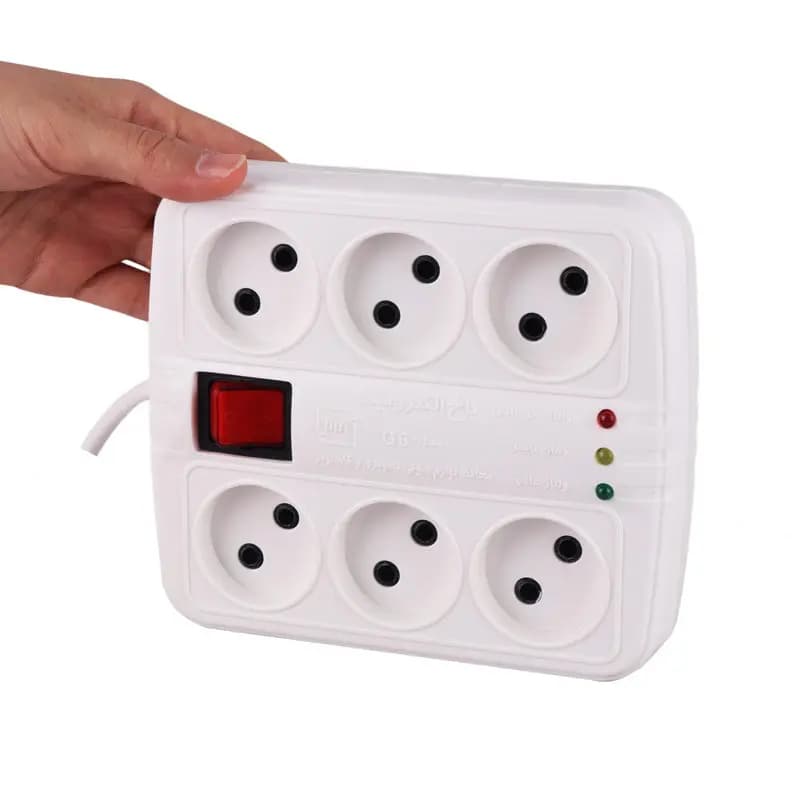 محافظ 6 پریز باخ الکترونیک مدل G-6 کابل 3 متری — تصویر ۵