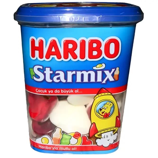 پاستیل هاریبو با اشکال مختلف مدل استارمیکس 175 گرمی Haribo Starmix