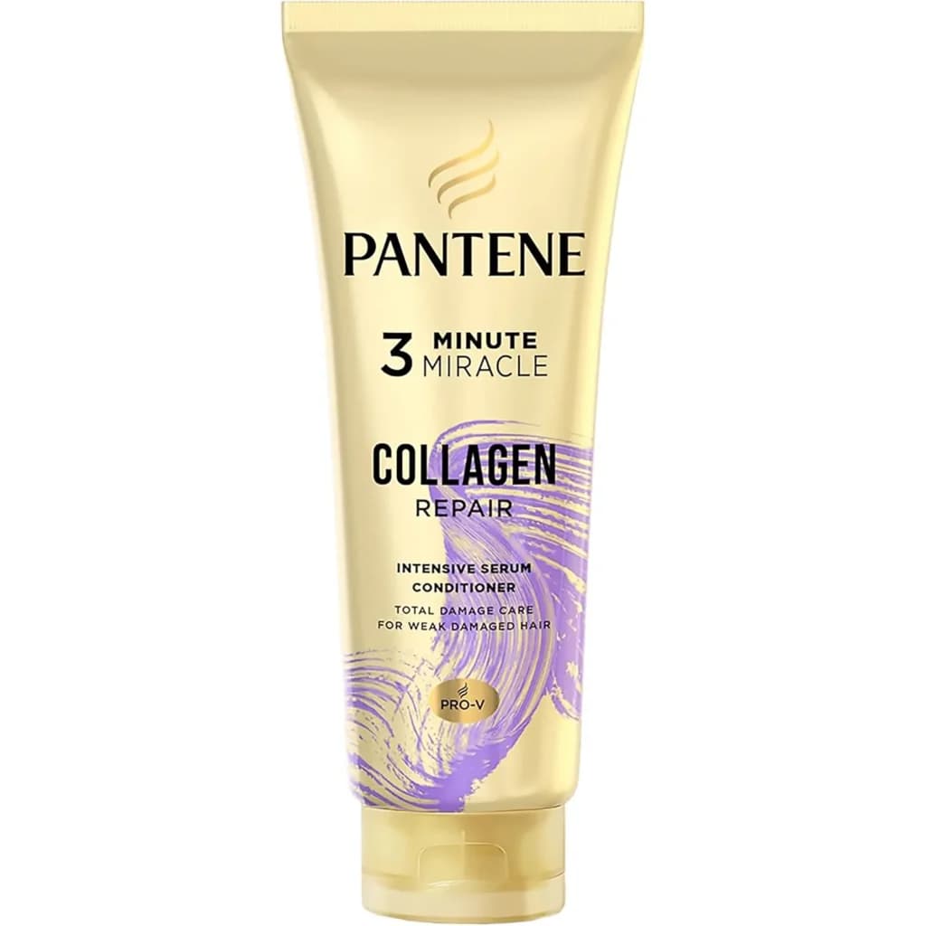 نرم کننده مو (کاندیشنر) پنتن کلاژن ساز و ترمیم کننده موهای آسیب دیده 300 میل Pantene 3 Minute Miracle Collagen Repair Conditioner