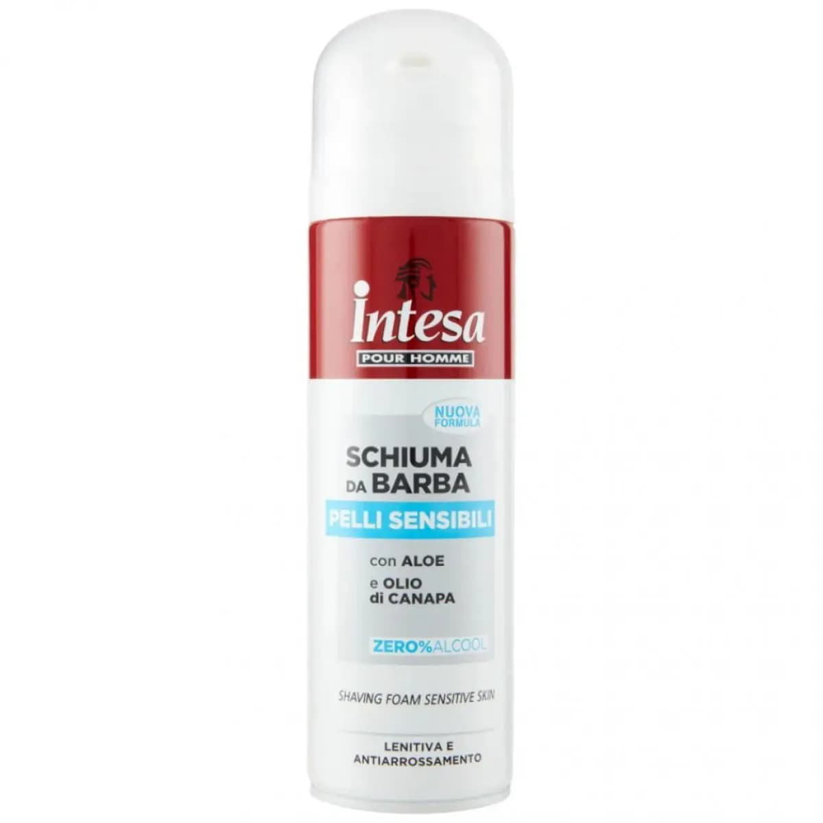 فوم اصلاح صورت مخصوص پوست حساس اینتسا 300 میل Intesa Schiuma da Barba Pelli Sensibili