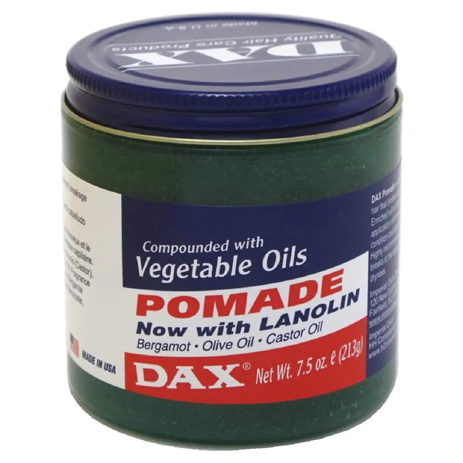 کرم مو داکس حاوی روغن های گیاهی 213 گرمی DAX Pomade Compounded With Vegetable Oils