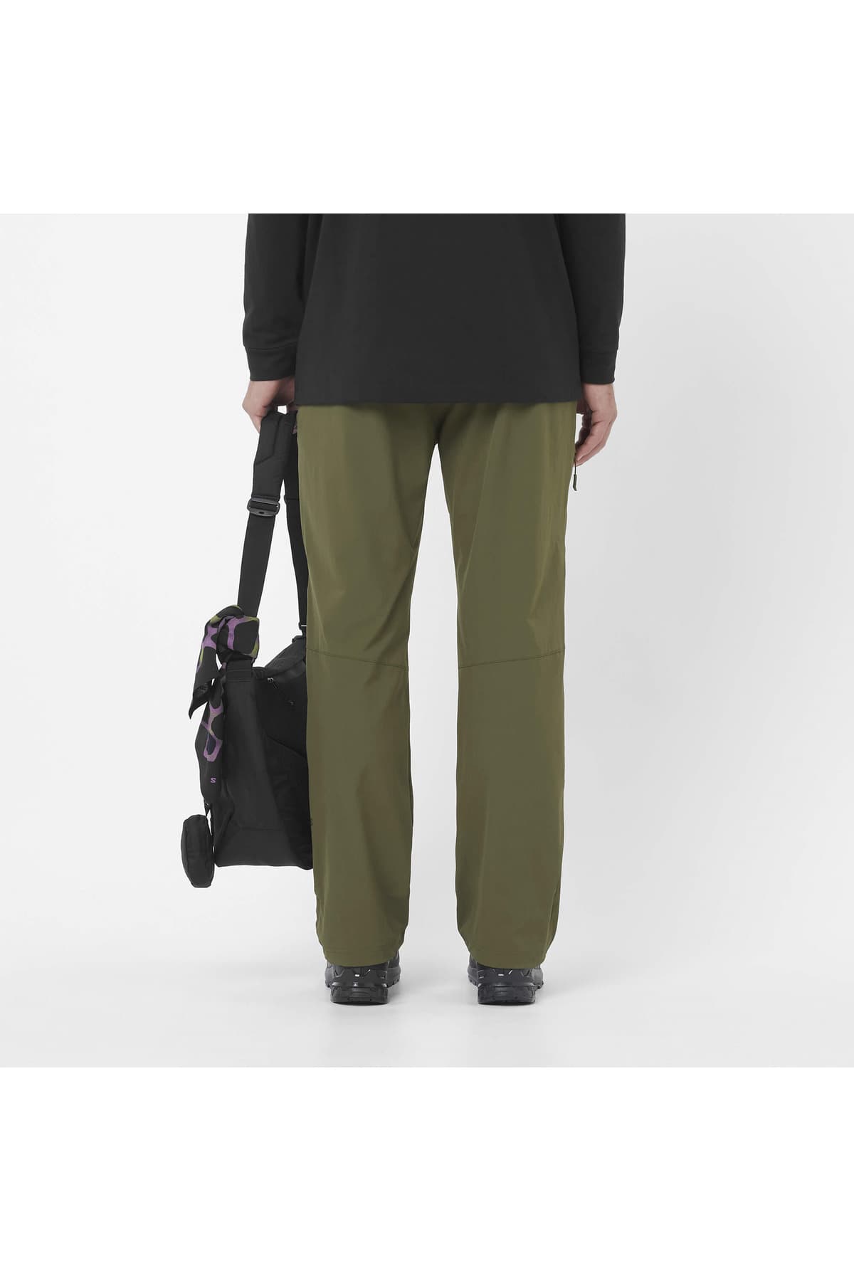 شلوار اسپرت سالومون مردانه سبز راسته Straight/استریج کژوال/روزمره | Salomon LC2745300 BD — تصویر ۲