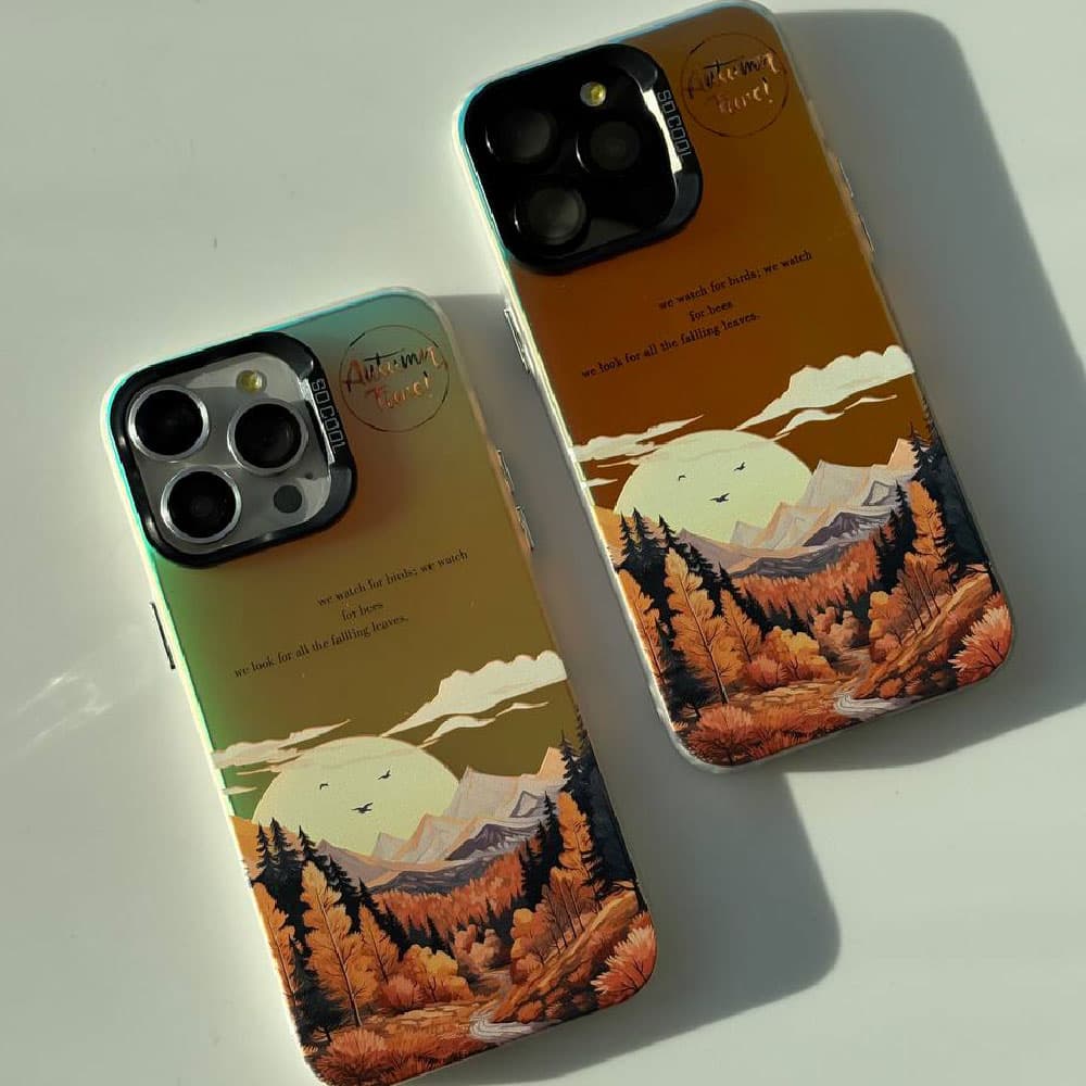 قاب سوکول هولوگرامی طرح غروب پاییزی مناسب برای گوشی موبایل آیفون Apple iPhone 7 / 8 / X / Xs / X max / 11 / 11 Pro / 11 Pro Max / 12 / 12 Pro / 12 Pro Max / 13 / 13 Pro / 13 Pro Max / 14 / 14 Pro / 14 — تصویر ۳