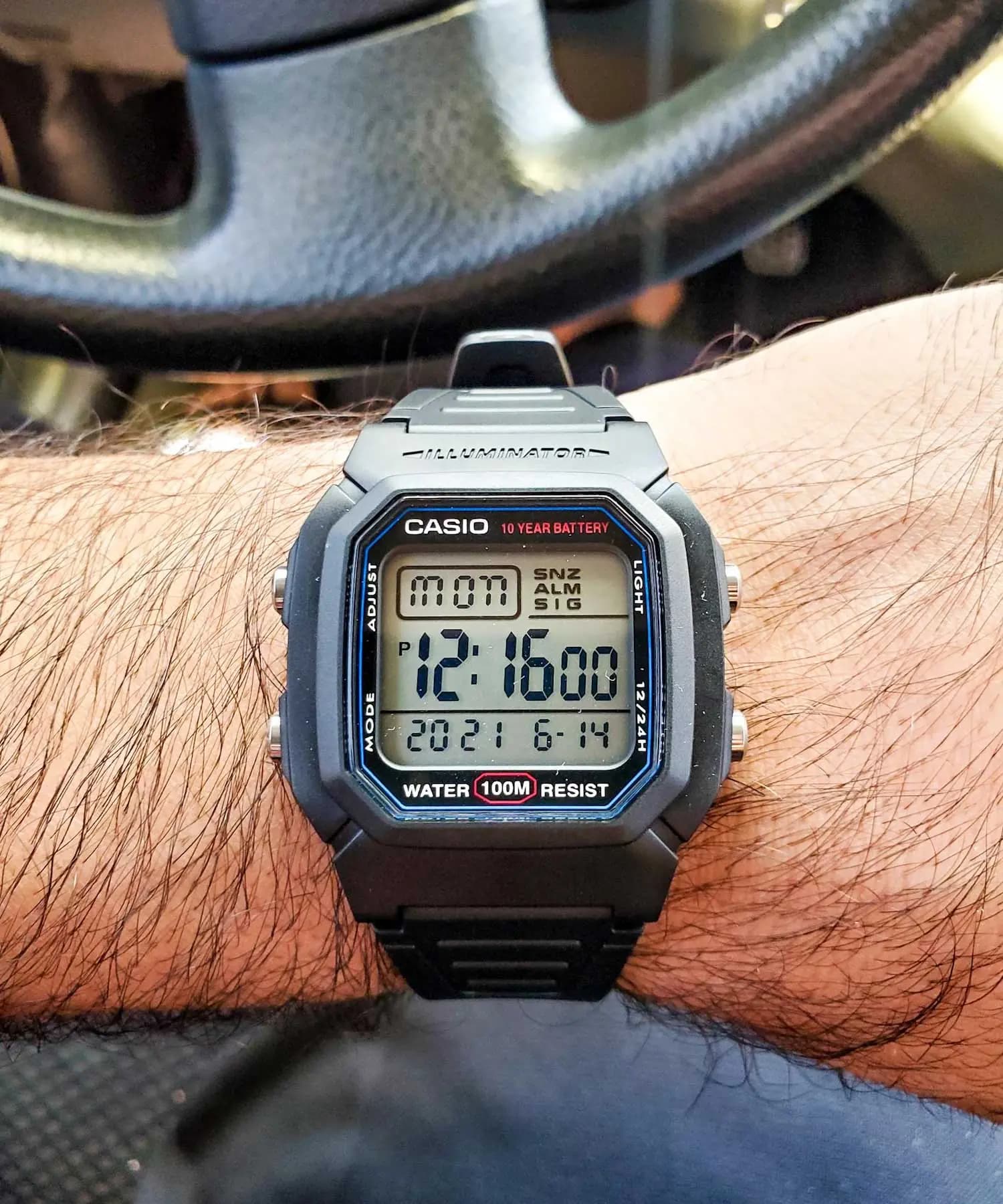 ساعت مچی مردانه اصل کاسیو (casio) زیرمجموعه استاندارد مدل W-800H-1AVDF — تصویر ۴