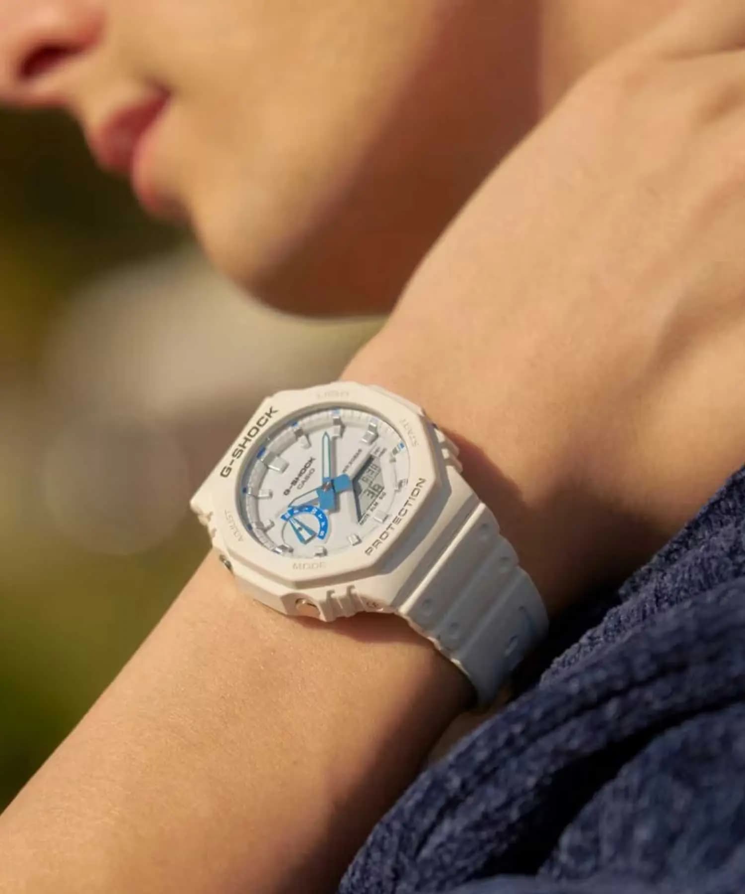 ساعت مچی مردانه اصل کاسیو (casio) زیرمجموعه جی شاک مدل GA-2100HDS-7ADR — تصویر ۵