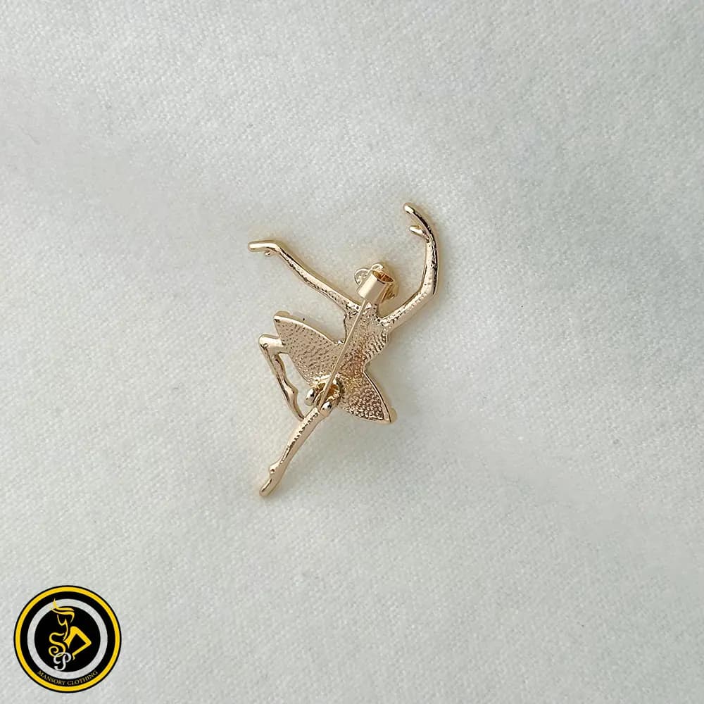 گل سینه طرح دختر بالرین — تصویر ۳