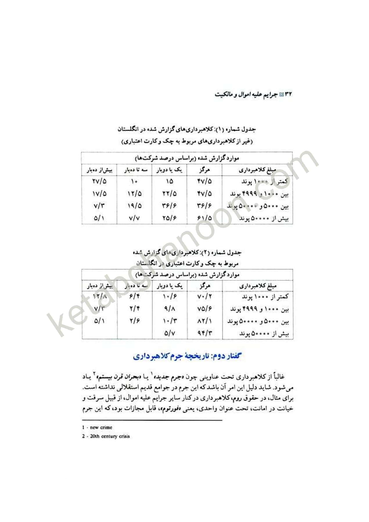 حقوق جزای اختصاصی 1 دکتر میر محمد صادقی (جرایم علیه اموال و مالکیت) — تصویر ۶