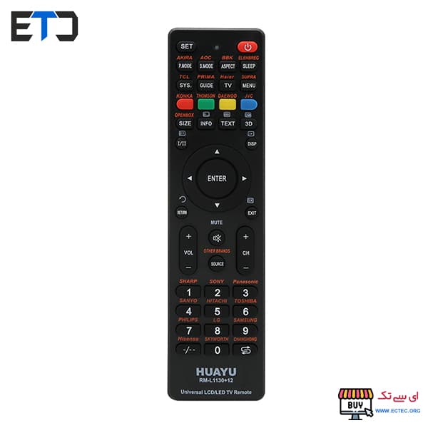 کنترل تلویزیون همه کاره RM-L1130 — تصویر ۴