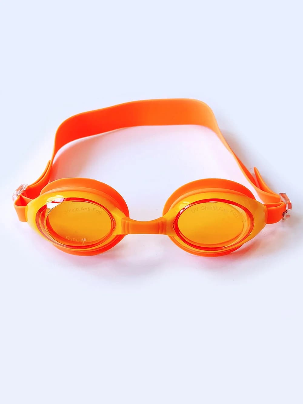 عینک شنا دخترانه بچگانه نارنجی اسپیدو ( Speedo ) با ۳ پل بینی برای استخر — تصویر ۲